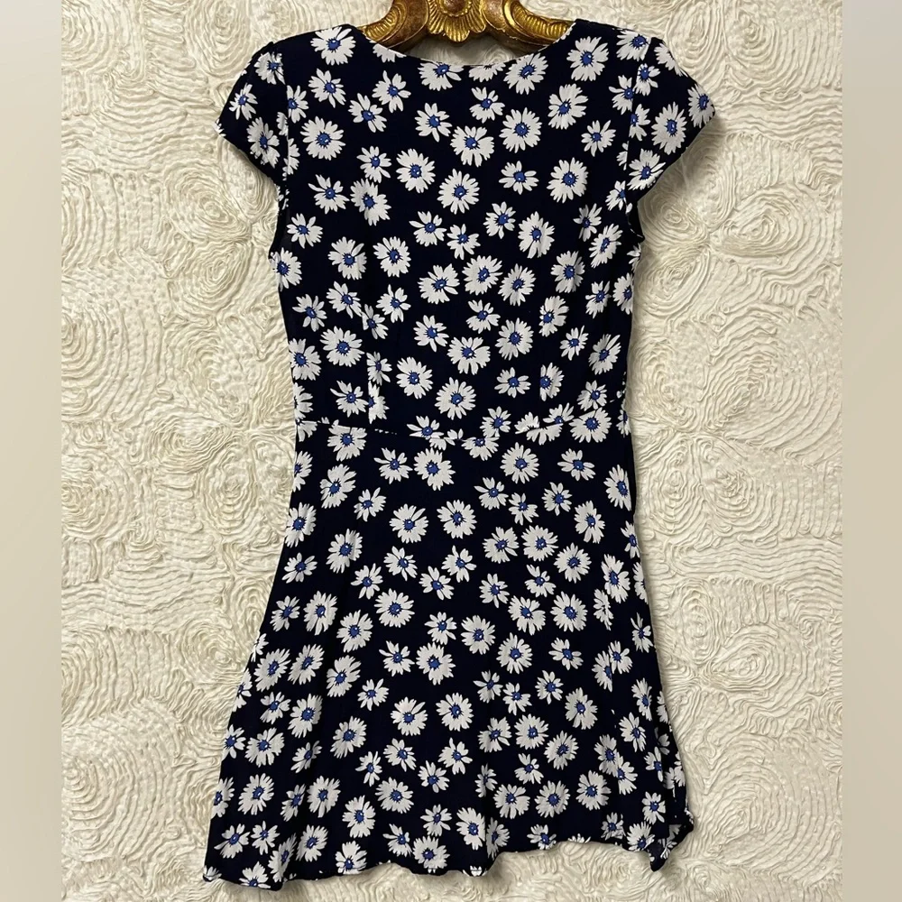 GAP Blue Daisies Slip Day Coquette Mini Girlhood Dress 0 Summer